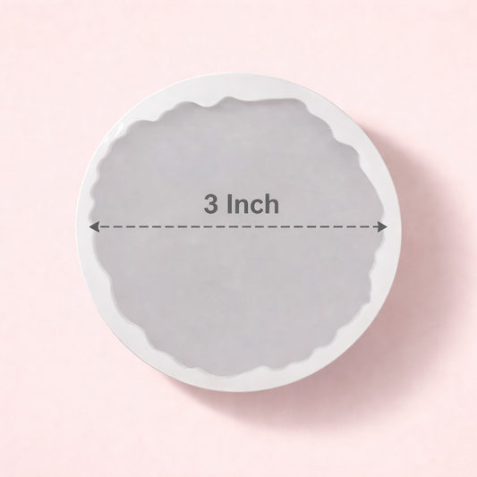 3" Agate Round  Silicone Resin Mold Art and Crafts