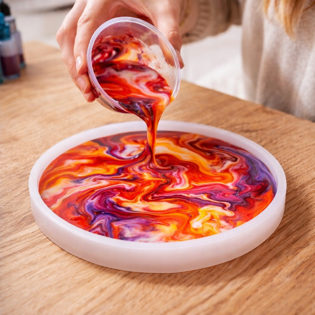 3 Inch Plain Round Resin Mould