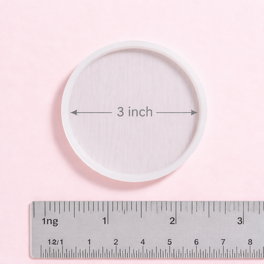 3 Inch Plain Round Resin Mould