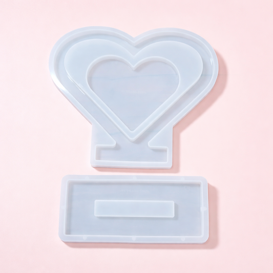 Center Heart with Stand Resin Mould