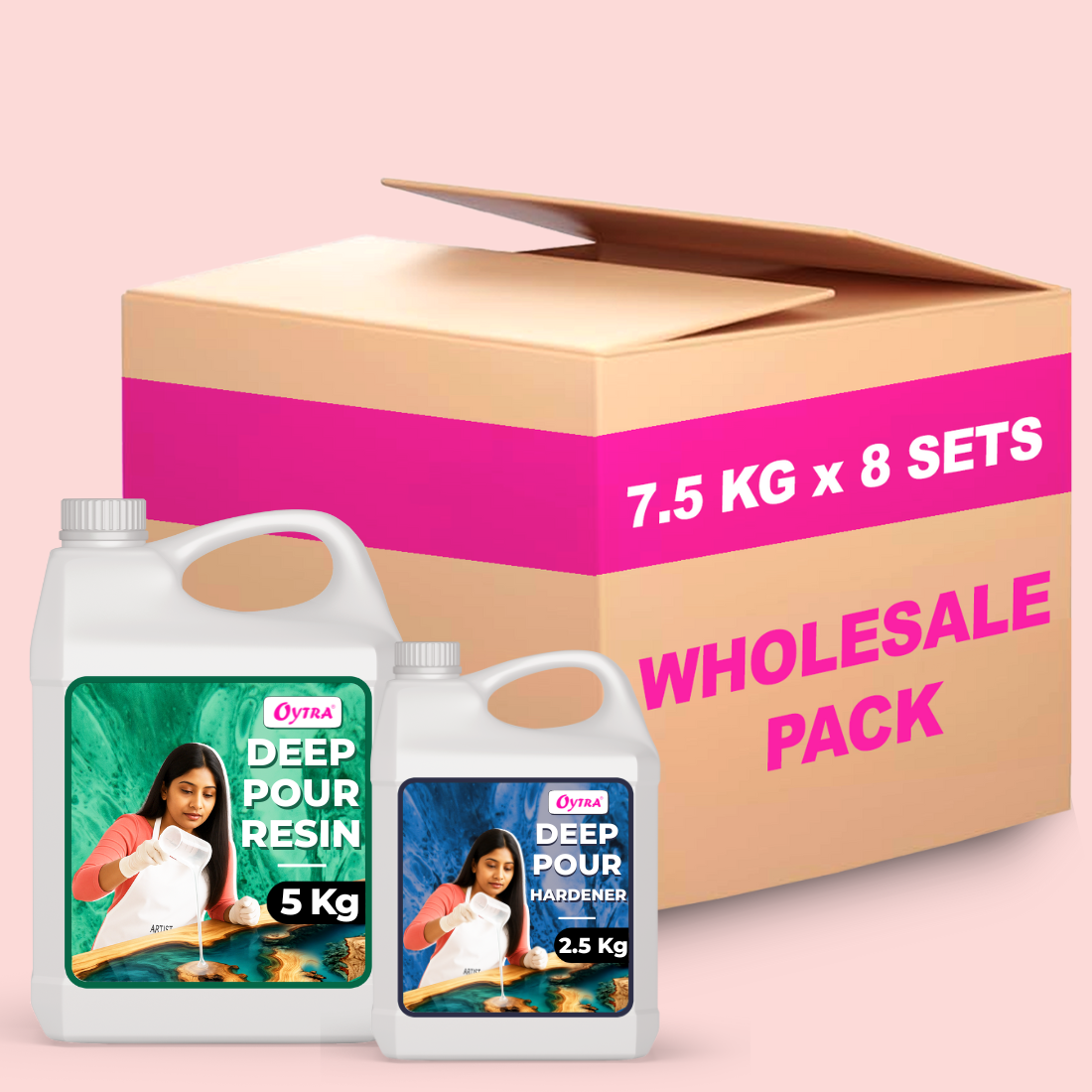 60 Kg Deep Pour Casting Resin Wholesale Bulk Pack