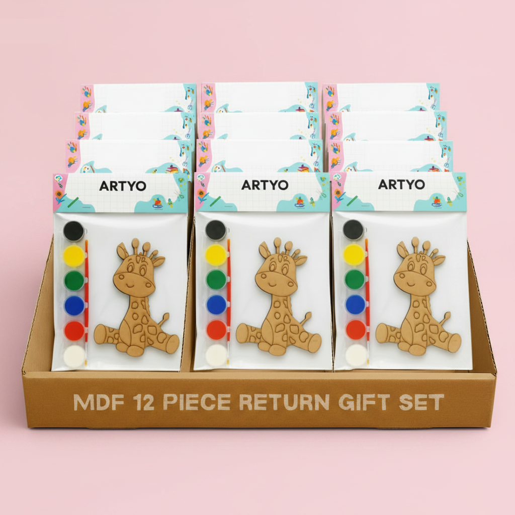 DIY MDF Giraffe Painting Kit for Kids