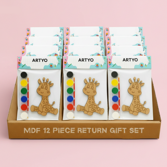 DIY MDF Giraffe Painting Kit for Kids