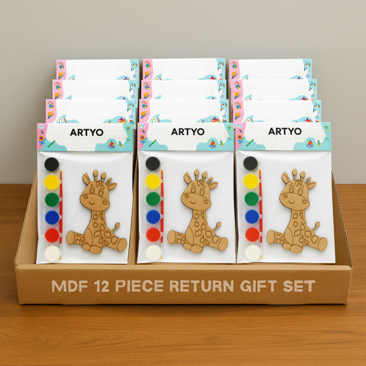 DIY MDF Giraffe Painting Kit for Kids
