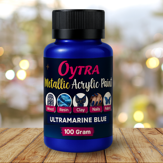 Metallic Acrylic Paint 100 Grams Ultramarine Blue