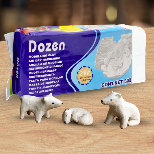 Air Dry Clay White 500 Grams