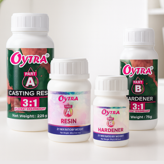 150 Grams 2:1 Epoxy Liquid & 300 Grams 3:1 Casting Resin Sample Pack
