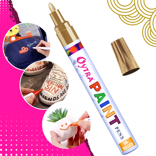 Permanent Paint Marker Pen - Gold