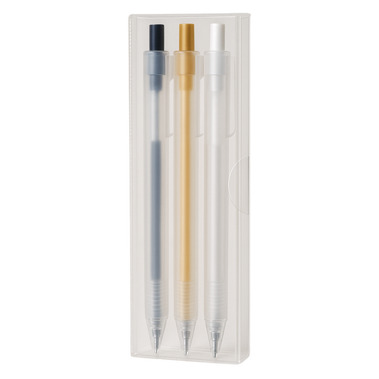 Gel Ink Fine Tip Pen Set of 3 Colors