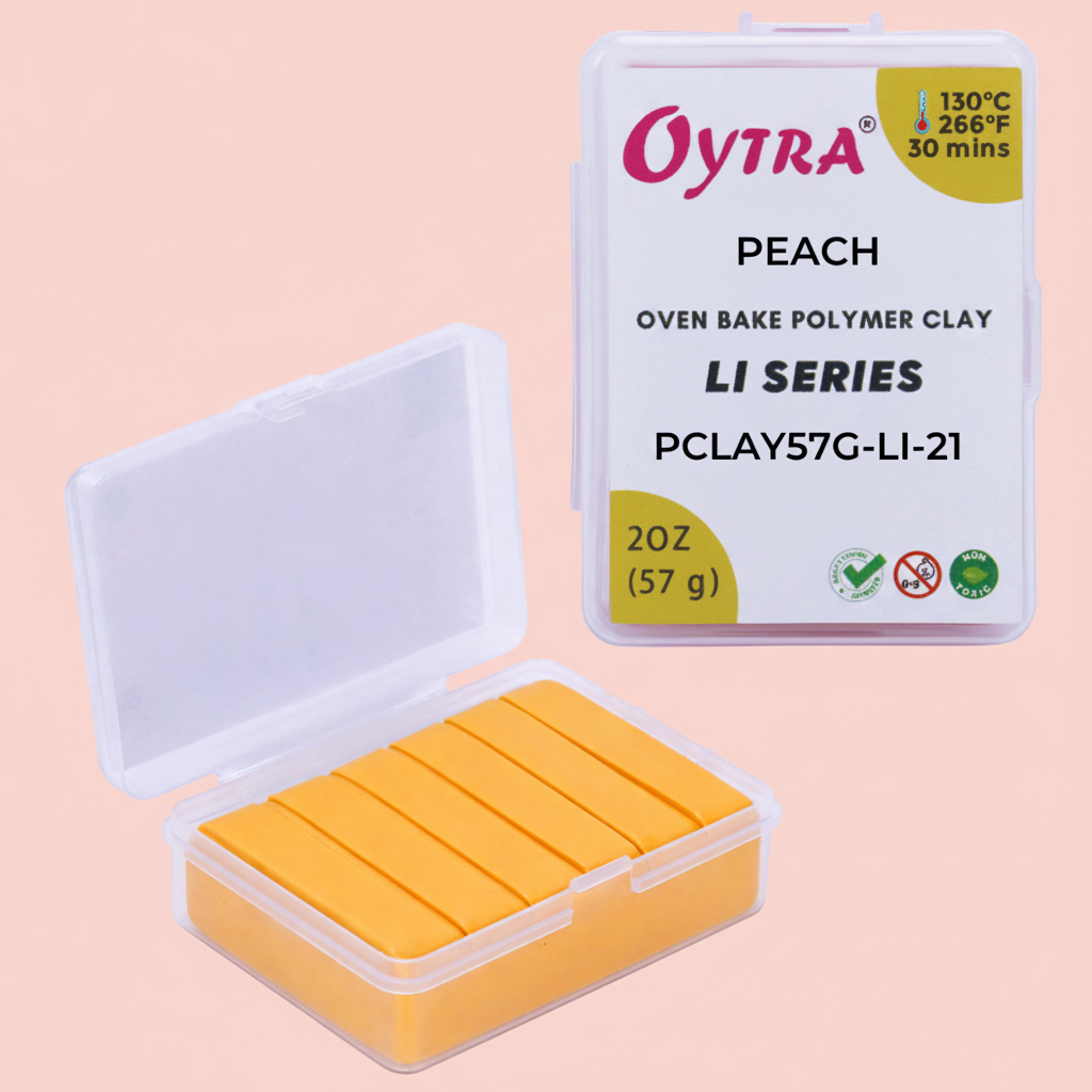 Polymer Clay LI SERIES for Jewelry (Peach)