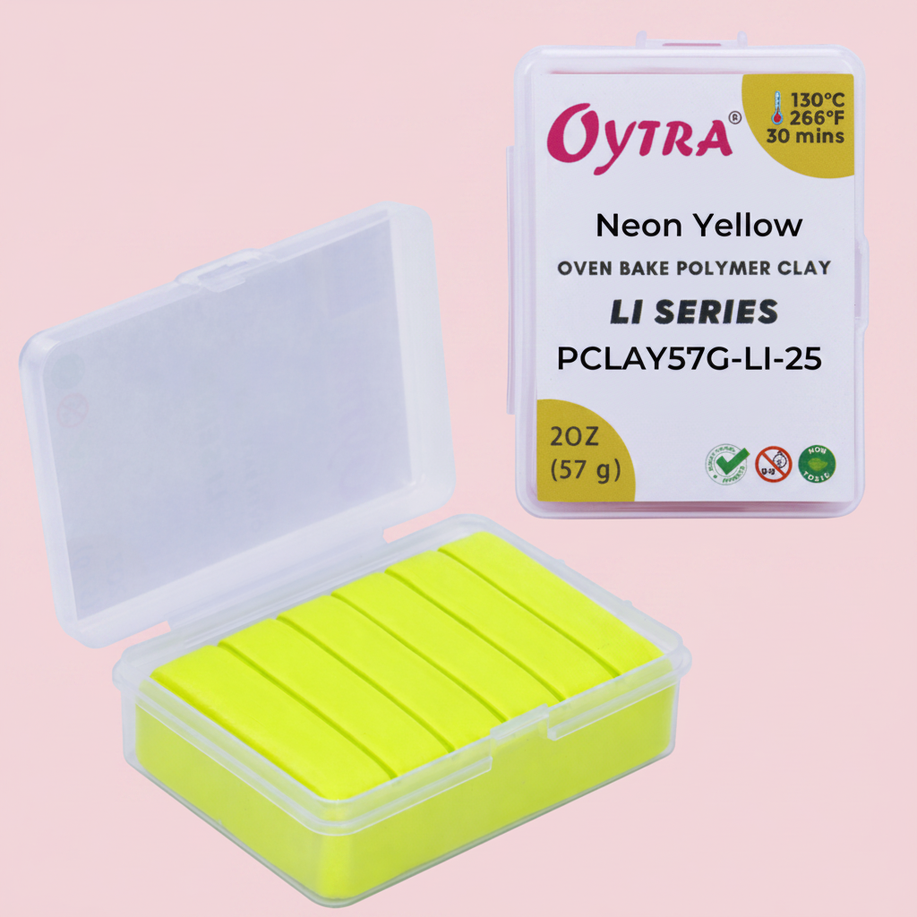Polymer Clay LI SERIES for Jewelry (Neon Yellow)