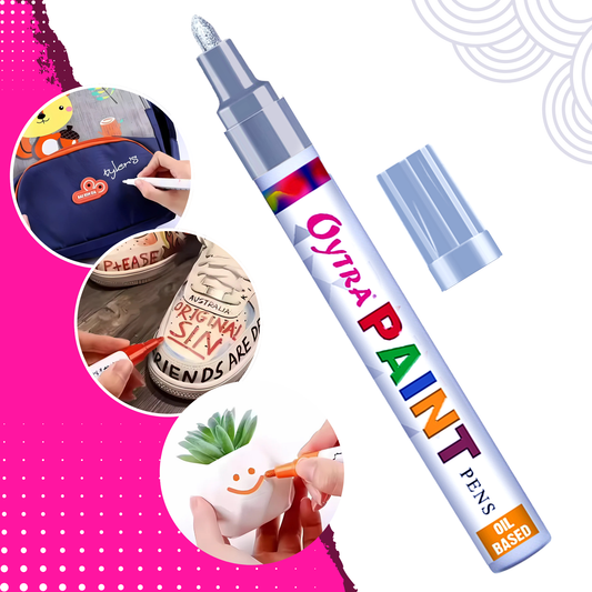 Permanent Paint Marker Pen - Silver