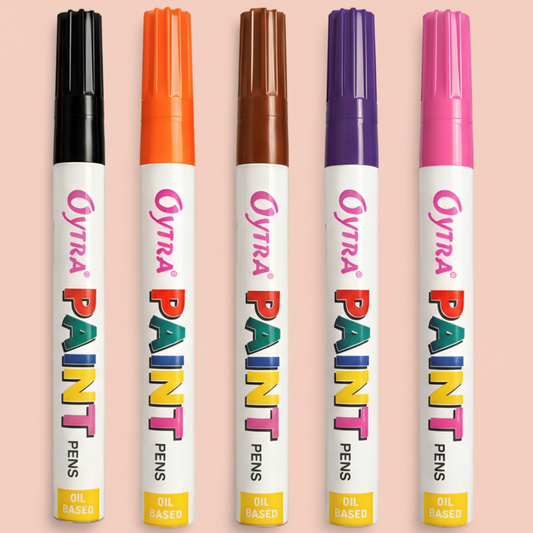 Paint Permanent Marker Pen Set of 5