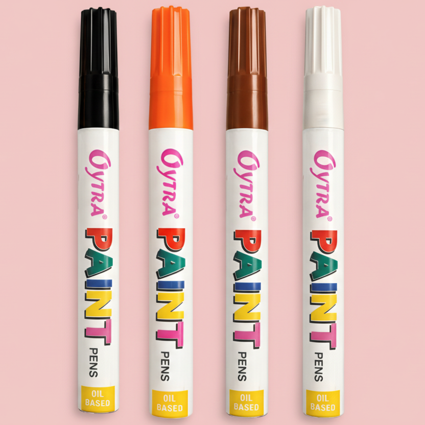 Paint Permanent Marker Pen Set of 4