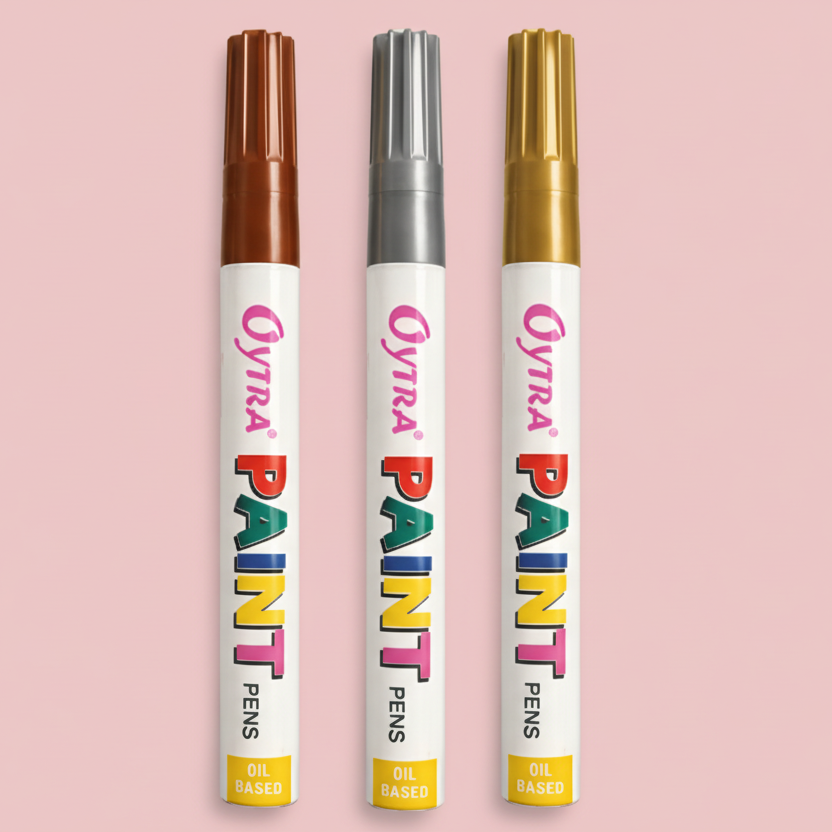 Paint Permanent Marker Pen Set of 3