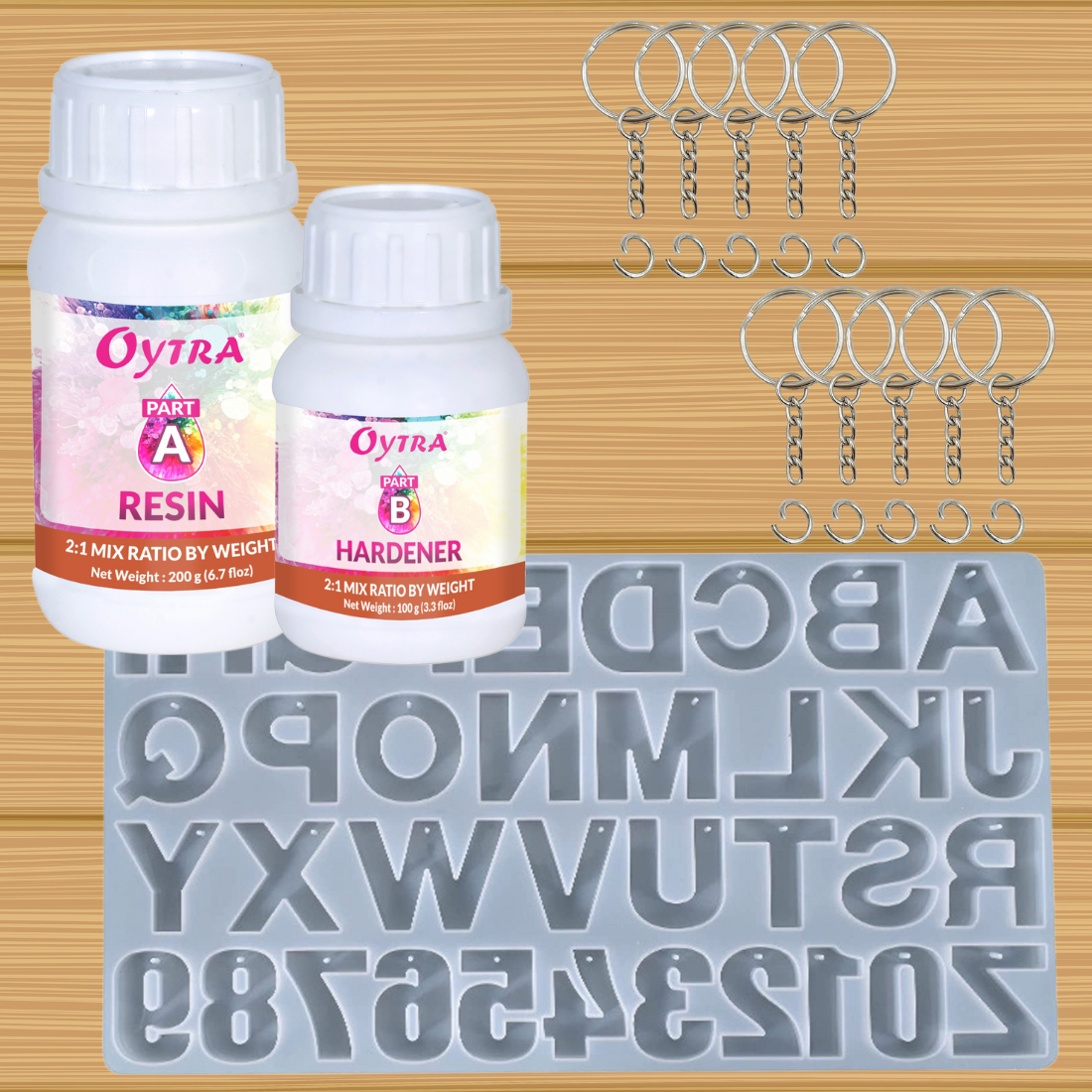 Resin Art Kit - Keychain DIY Making (RESINKIT-10)