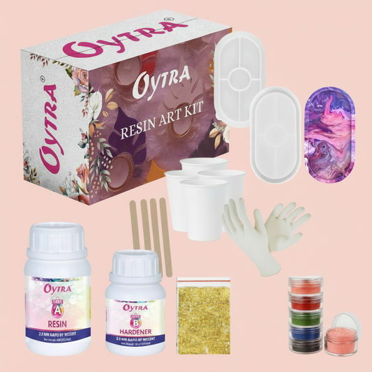 Resin Art Oval Tray Making Kit