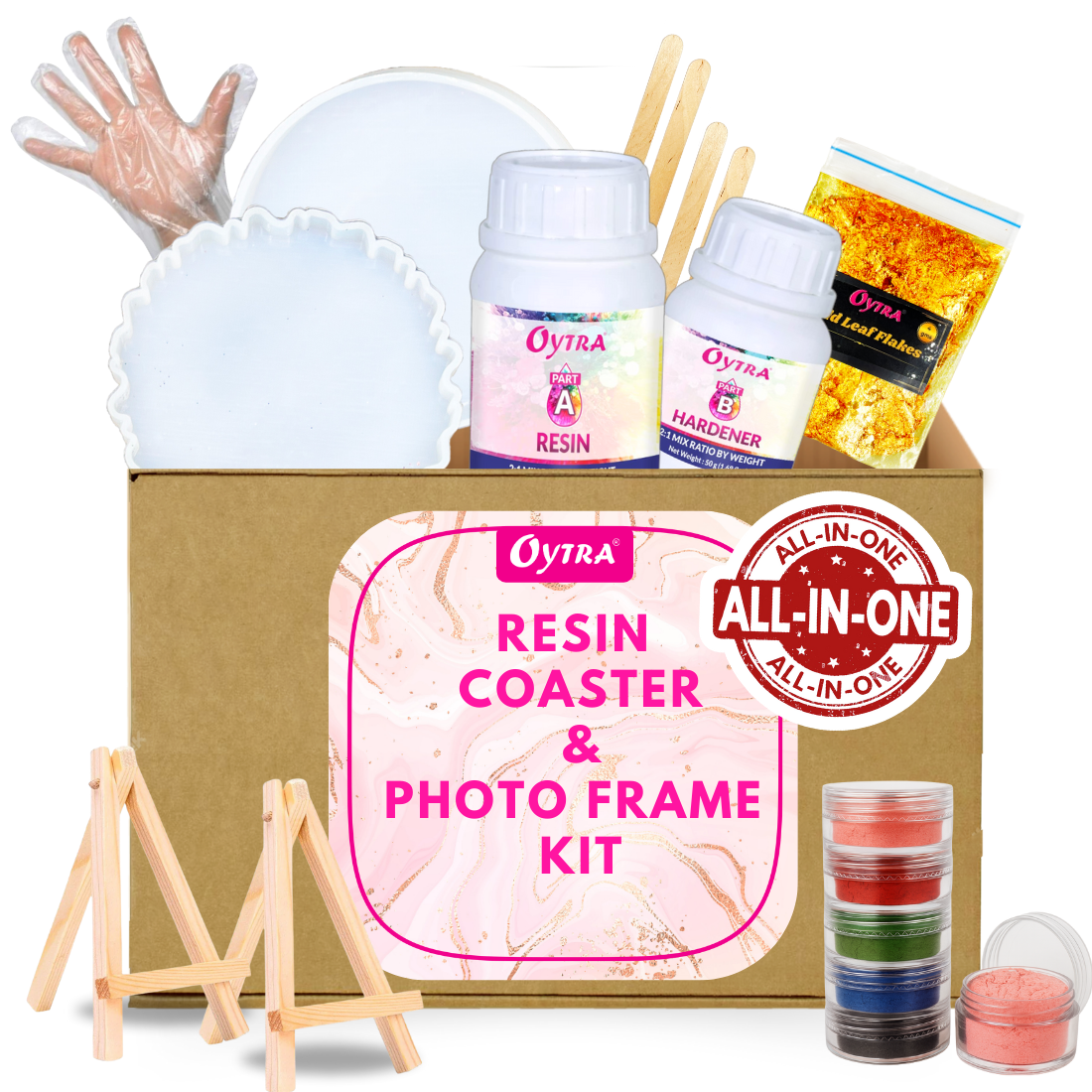 Resin Art Coaster Making Kit