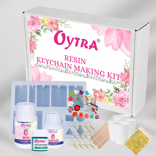 Oytra Resin Art Kit for Pendant Keychain Making DIY Set Combo Mould, F