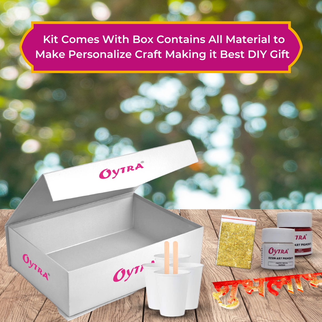 Resin Art Kit for Subh Labh Making DIY Set Combo - Oytra