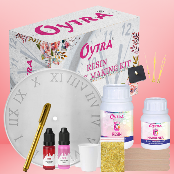 Oytra 300 Grams Resin Art Kit for Beginner with Gilding Foil Combo