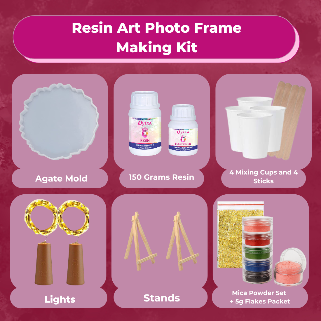 Resin Art Frame Making Kit