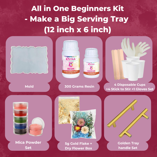 Resin Zigzag Tray Making Kit