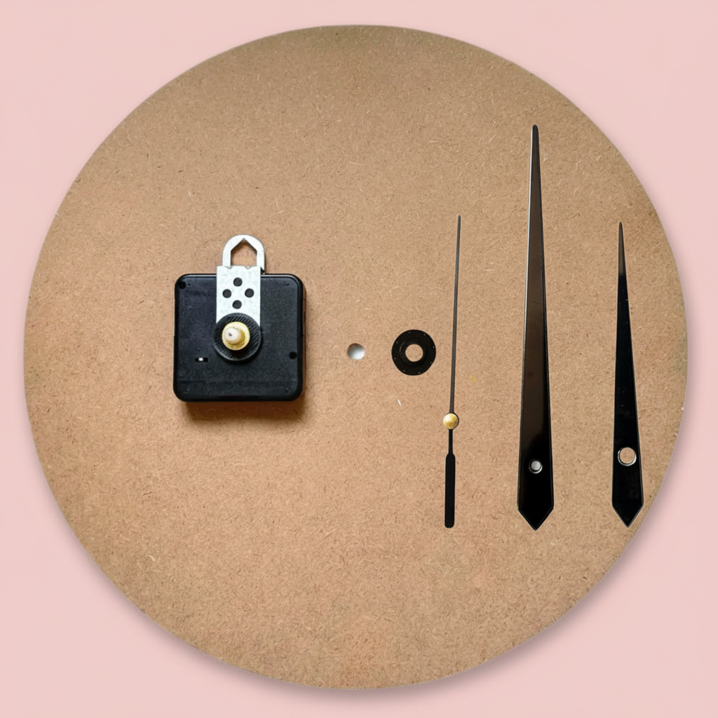 16″ MDF Base Resin Art Clock Kit
