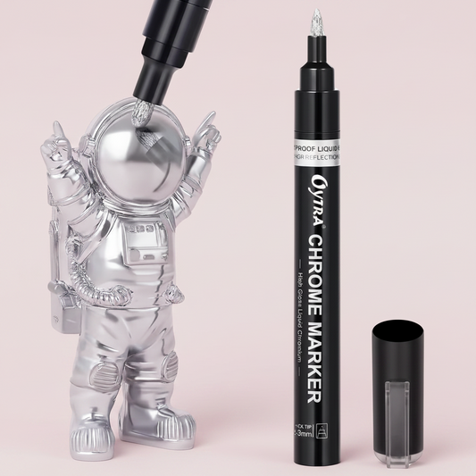 Silver Liquid Mirror Chrome Marker 1mm Tip Paint Markers