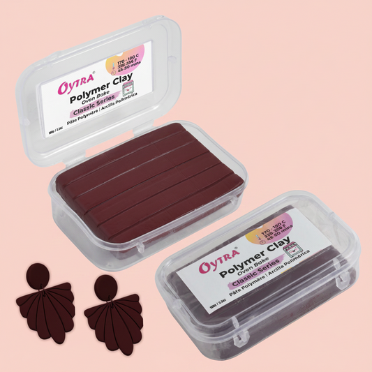 Polymer Clay Oven Bake Classic Series Maroon Red 16