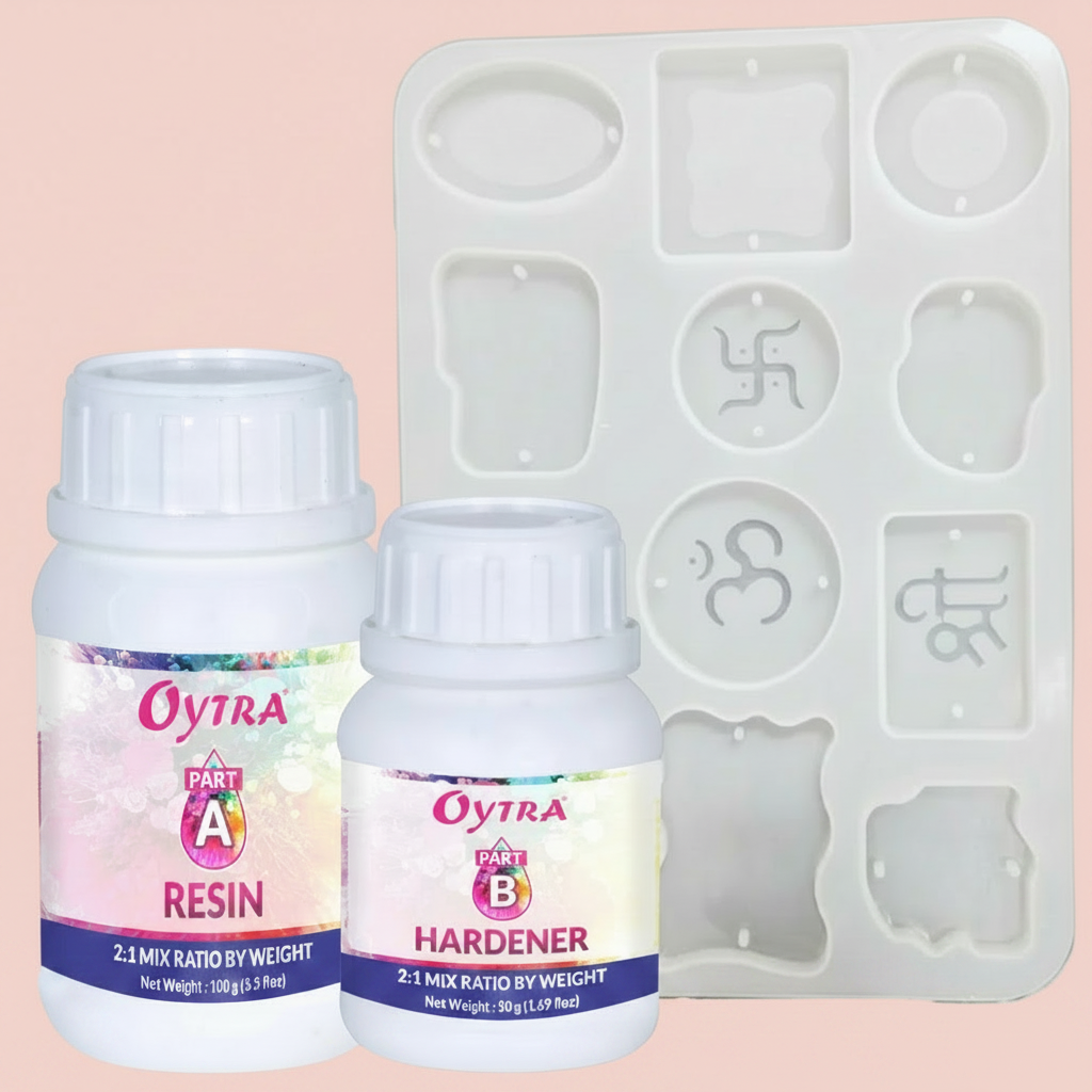 Resin Art Rakhi Making Kit