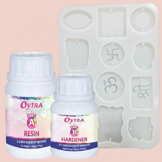 Resin Art Rakhi Making Kit