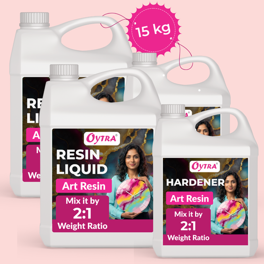 15 Kgs Art Resin Hardener Super Shiny