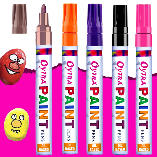 paint permanent marker pens with fine chisel tips
