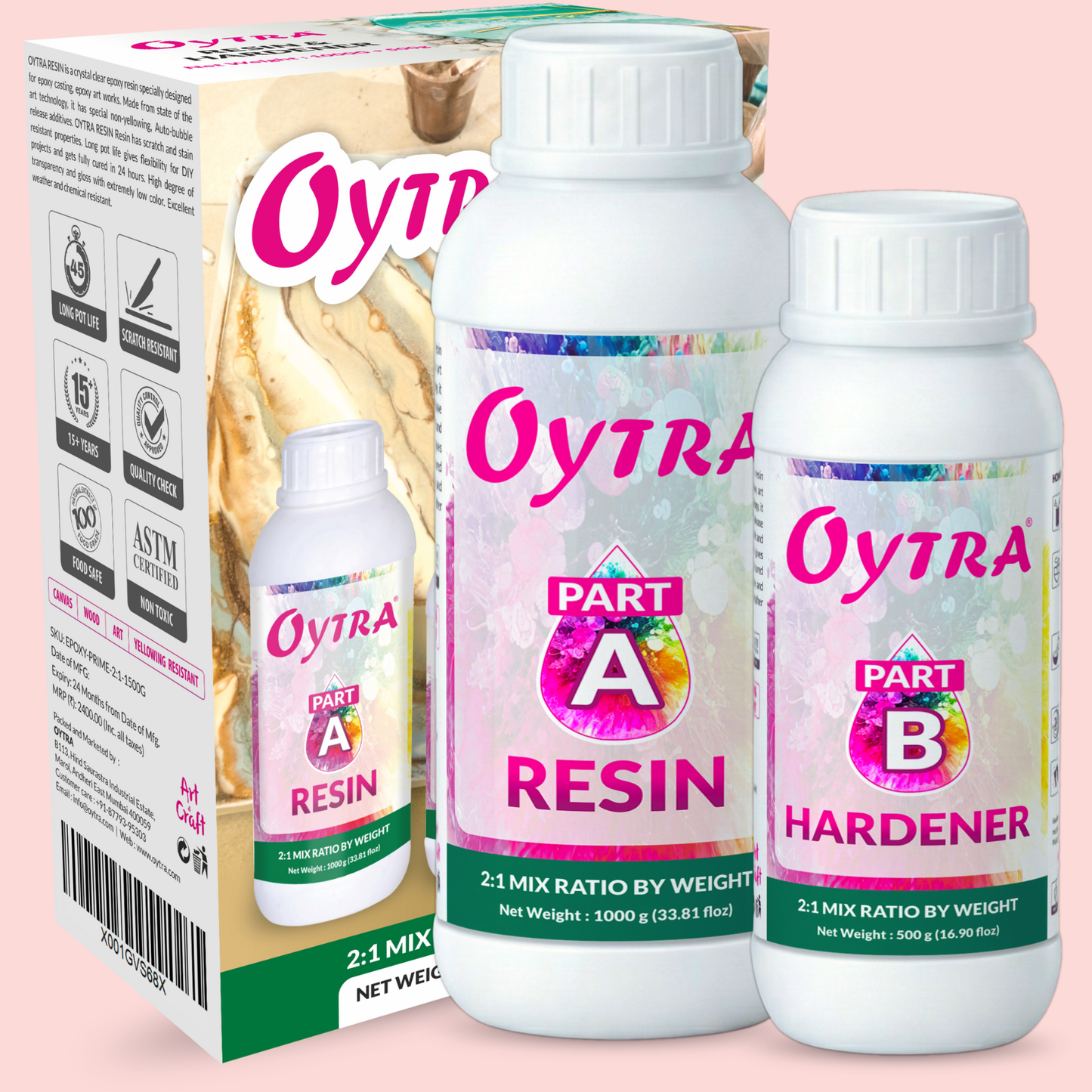 1.5 Kg Art Resin Hardener 2:1