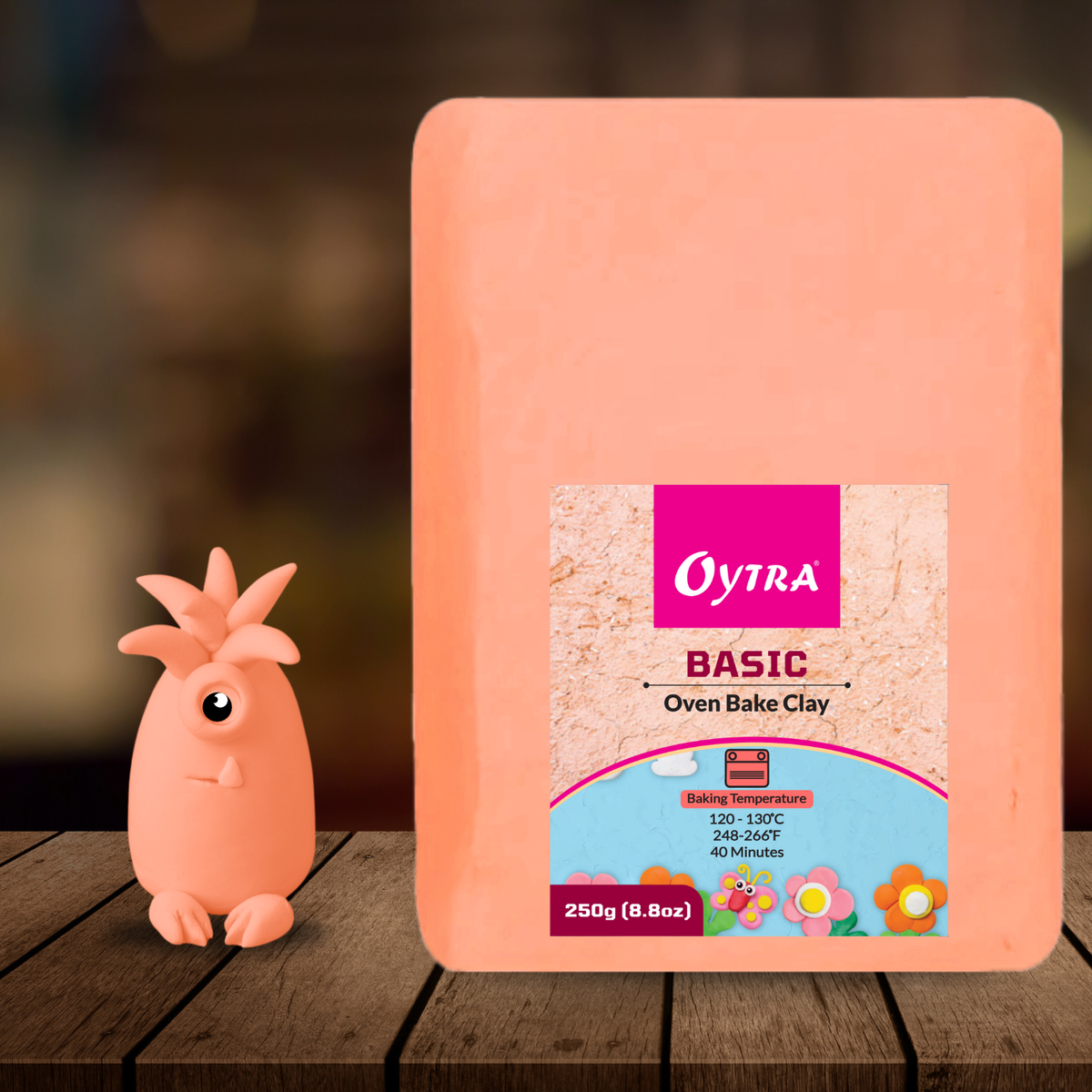 250 Grams Basic Series Polymer Clay Oven Bake - Oytra