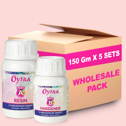 5 x 150 Grams Art Resin Kit