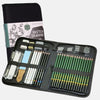 Oytra Pencils Drawing Kit 42 Pcs with Zippered Carrying Case, Potrait, Sketcing
