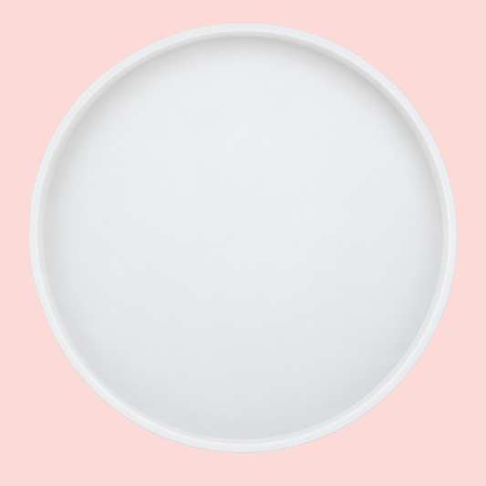 Round Coaster Resin Art Mould 8 Inch, 10mm Depth