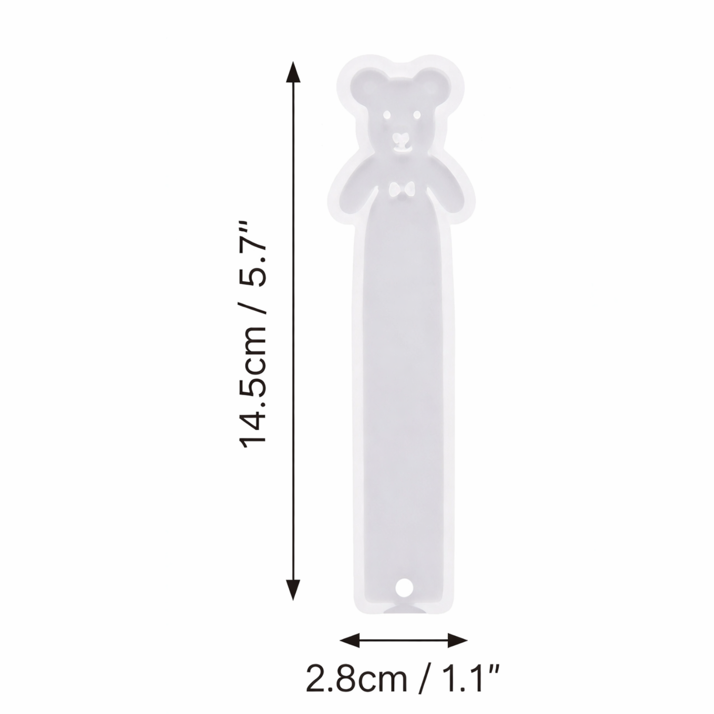 7 Piece Resin Bookmark Mould Set