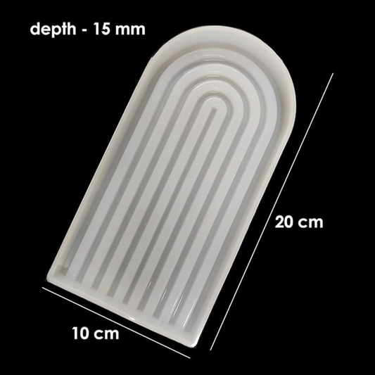 Semi Oval Resin Silicone Mould