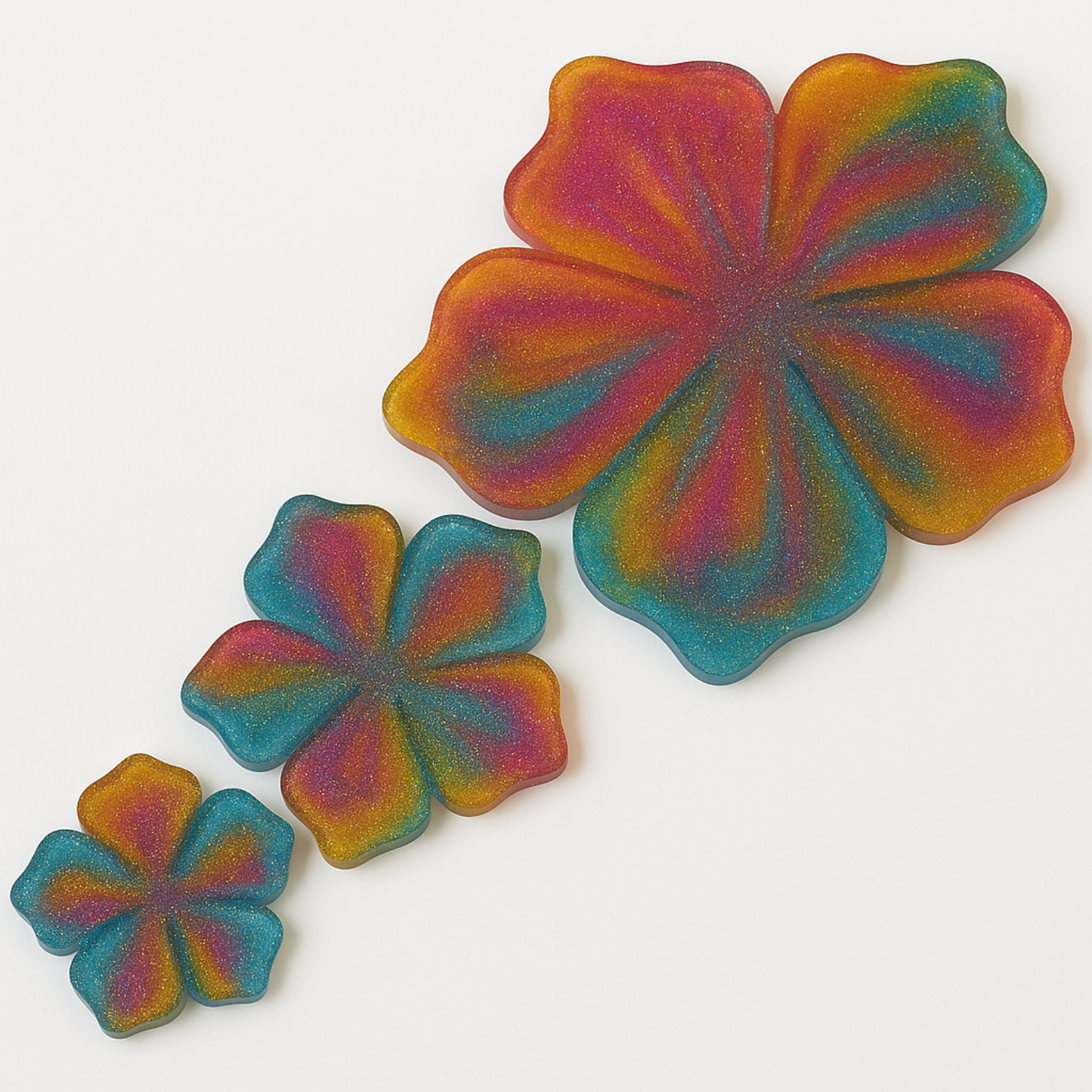 Flower Resin Mould (4 In 1)