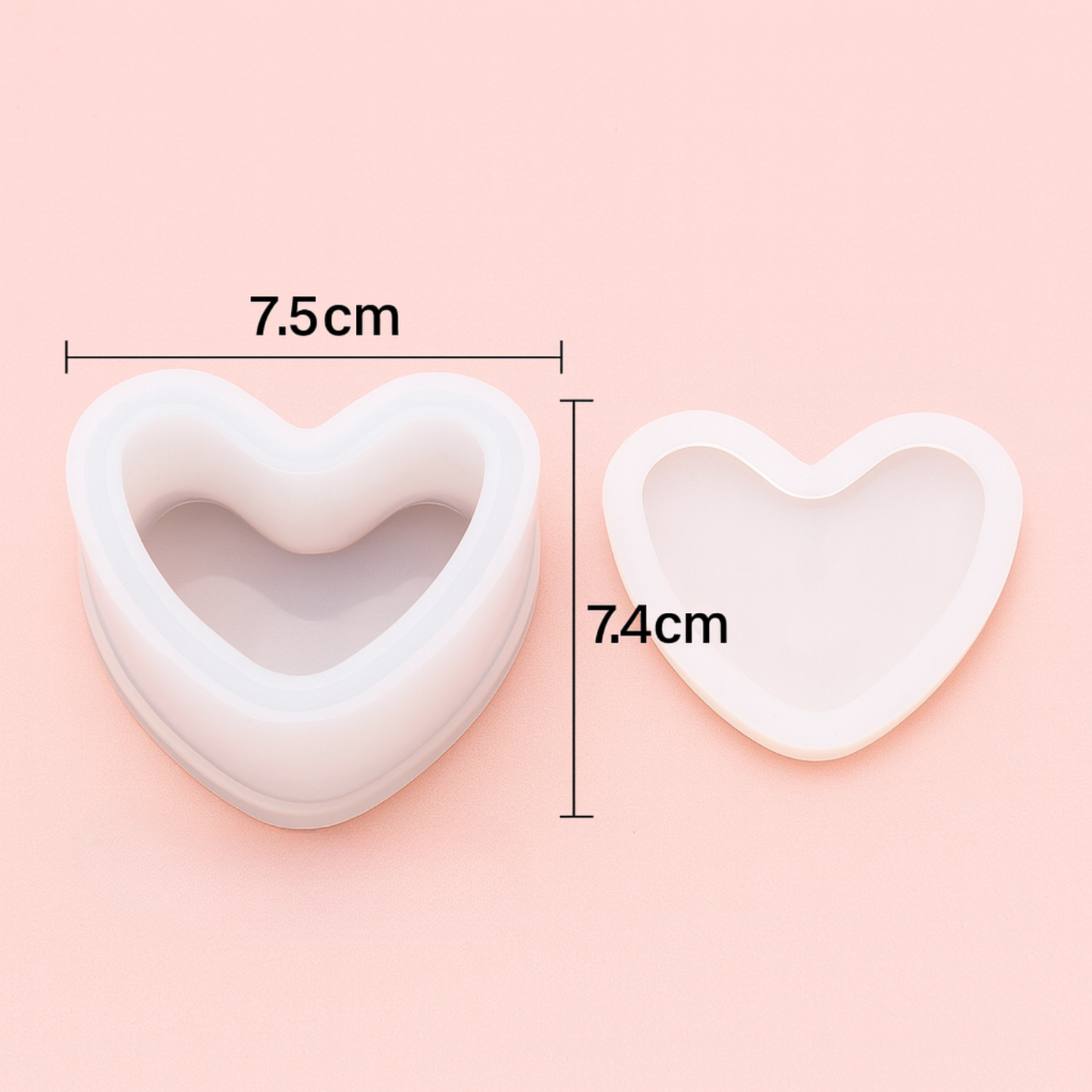 Heart Gift Box Resin Art Mould