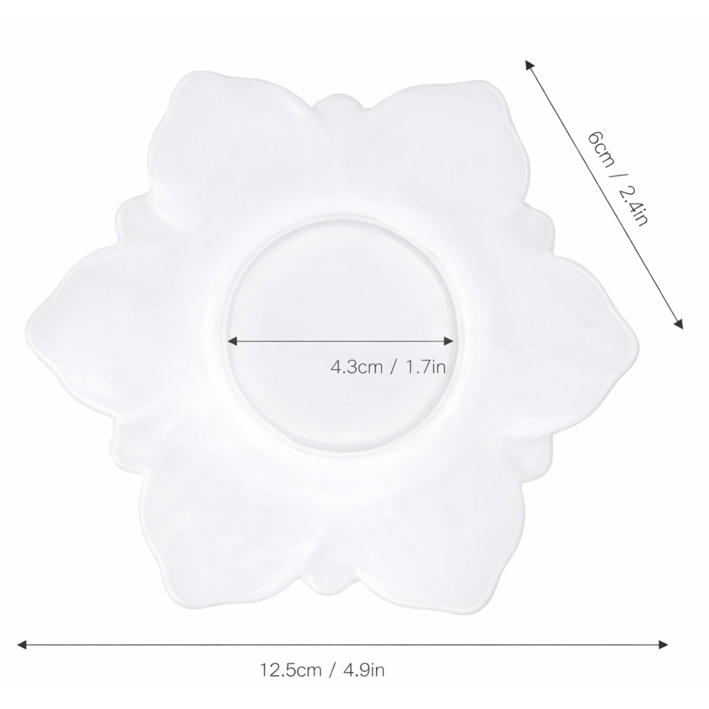 Lotus Candle Resin Mould (5")
