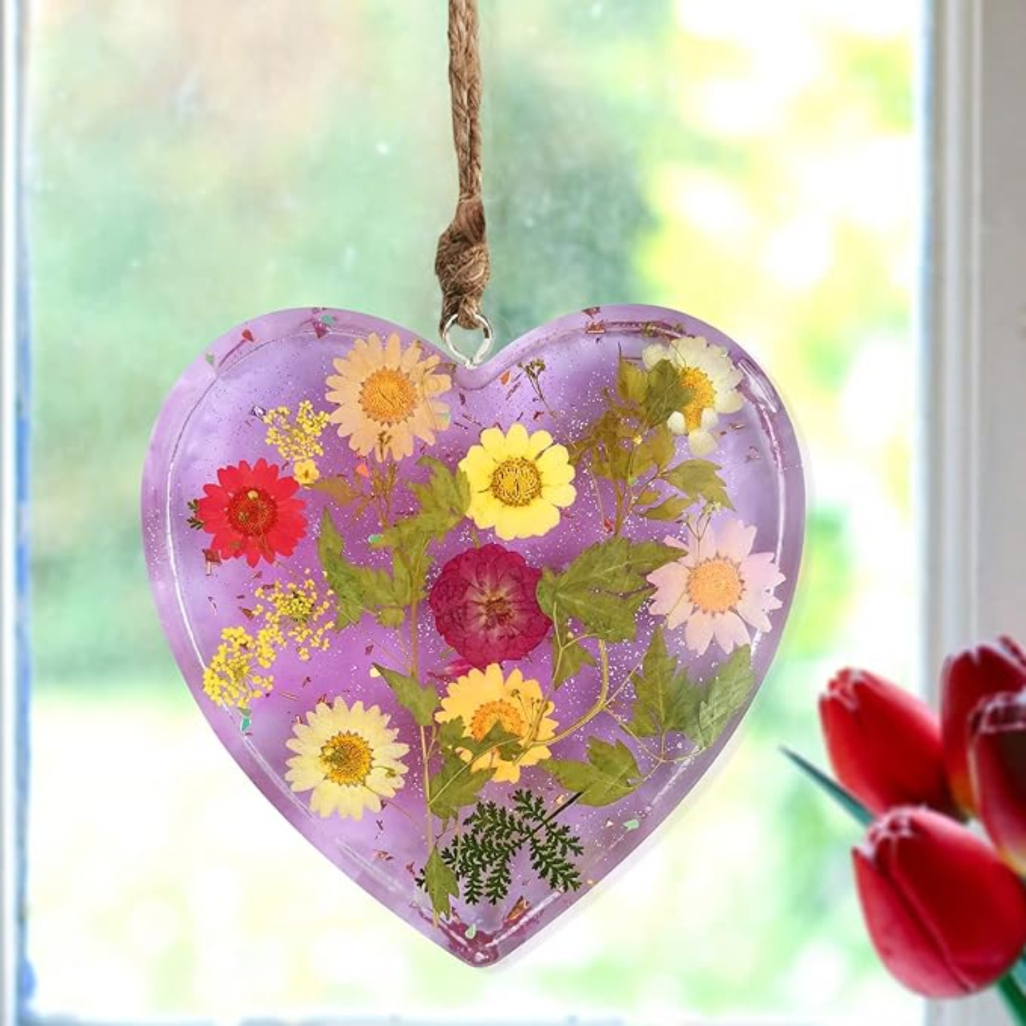 Resin Silicone Mould Heart 5 Inch