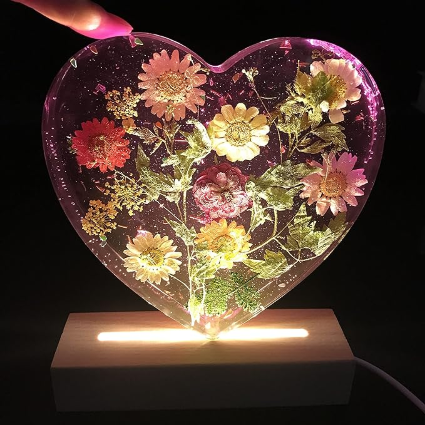 Resin Silicone Mould Heart 5 Inch