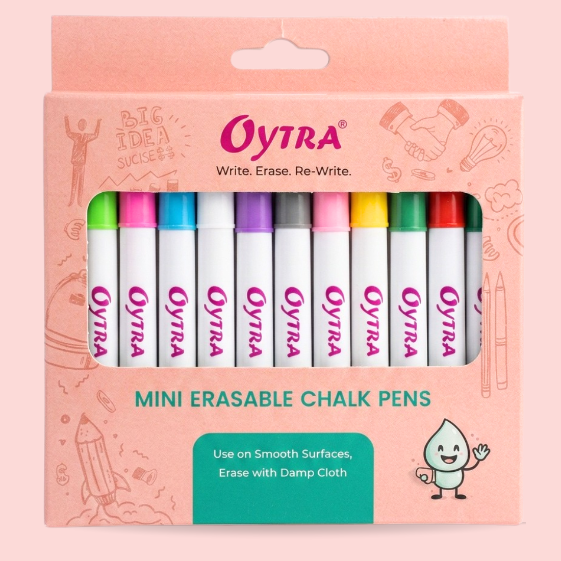 Mini Liquid Chalk Markers - 12 Colors