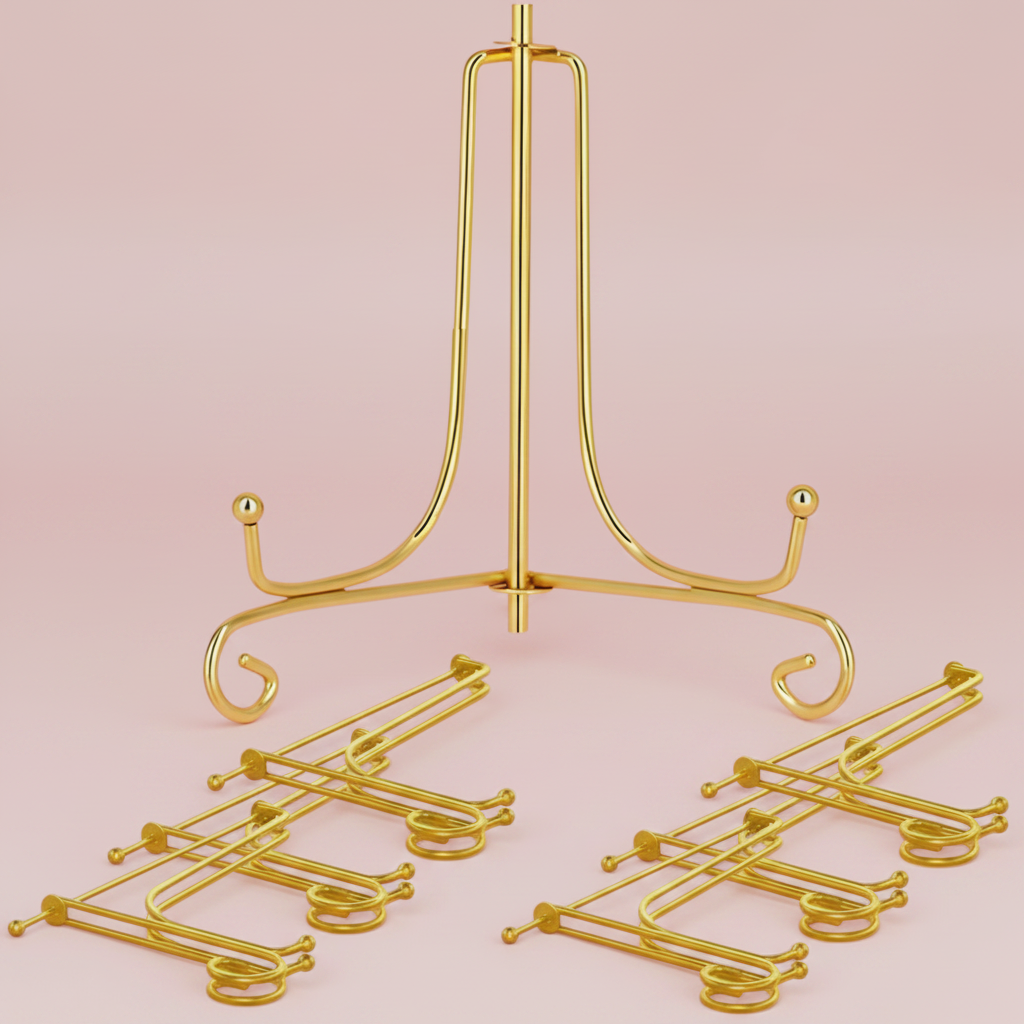 6-Inch Metal Foldable Stand Pack of 6