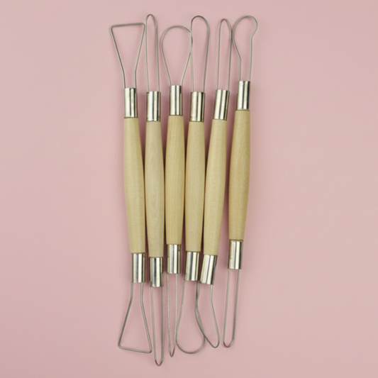 6 Piece Steel Modeling Sculpting Tools