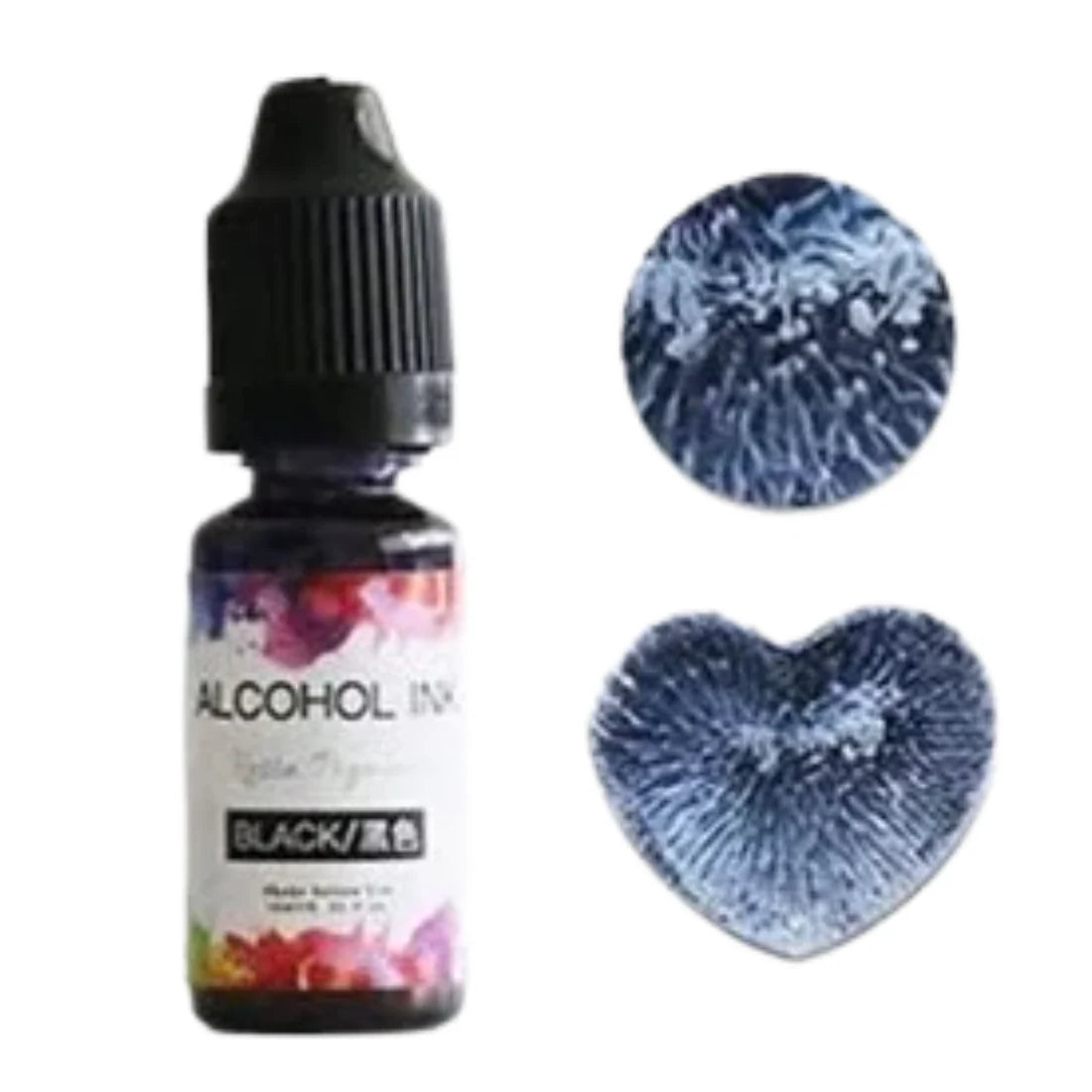 Black Alcohol Ink 10ml for Resin Art
